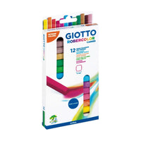 GIOTTO Robercolor Carré bezprašné křídy hranaté barevné 12 ks