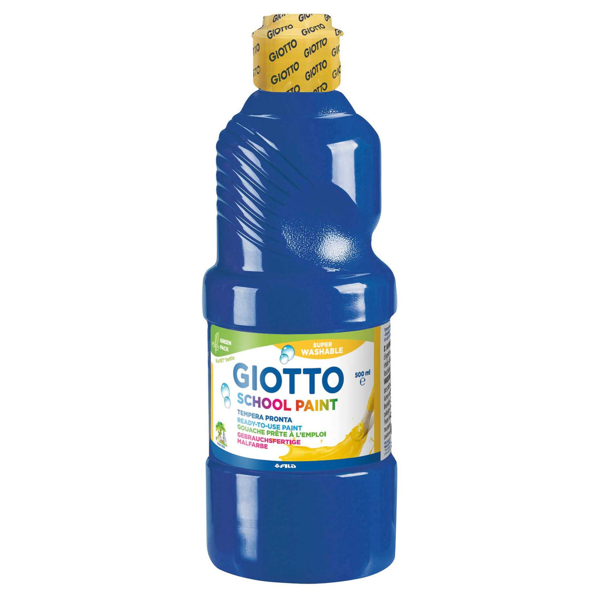 GIOTTO School Paint omyvatelná temperová barva 500 ml – modrá