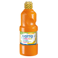 GIOTTO School Paint omyvatelná temperová barva 500 ml – oranžová
