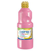 GIOTTO School Paint omyvatelná temperová barva 500 ml – růžová