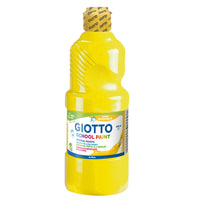 GIOTTO School Paint omyvatelná temperová barva 500 ml – žlutá