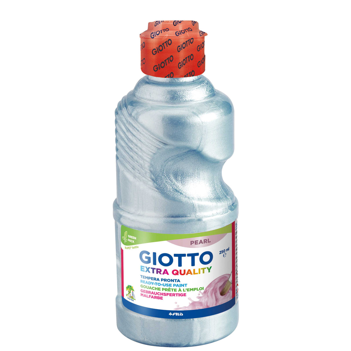 Giotto temperová barva perleťová 250 ml – modrá