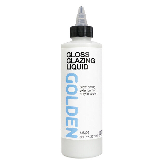 GOLDEN Gloss Glazing Liquid tekuté lesklé médium na akrylové lazury