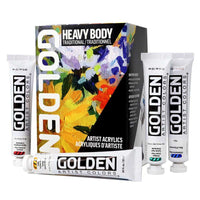 GOLDEN Heavy Body sada akrylových barev Traditional 7 x 22 ml
