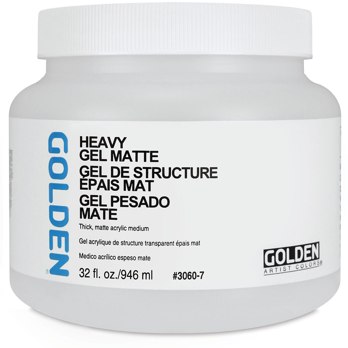 GOLDEN Heavy Gel Matte hustý akrylový gel matný