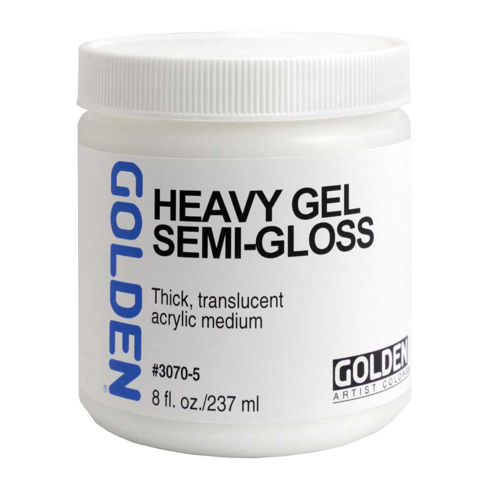 GOLDEN Heavy Gel Semi-Gloss hustý akrylový gel pololesklý