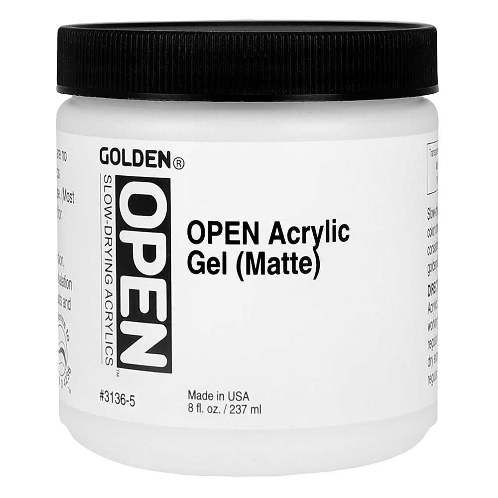 GOLDEN Open Acrylic Gel Matte pomalu schnoucí akrylový gel matný 237 ml