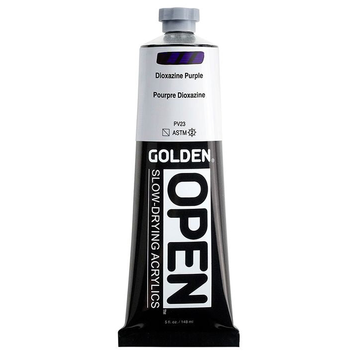 GOLDEN OPEN Pomalu schnoucí akrylová barva 148 ml – 7005 Antrachinonová modrá