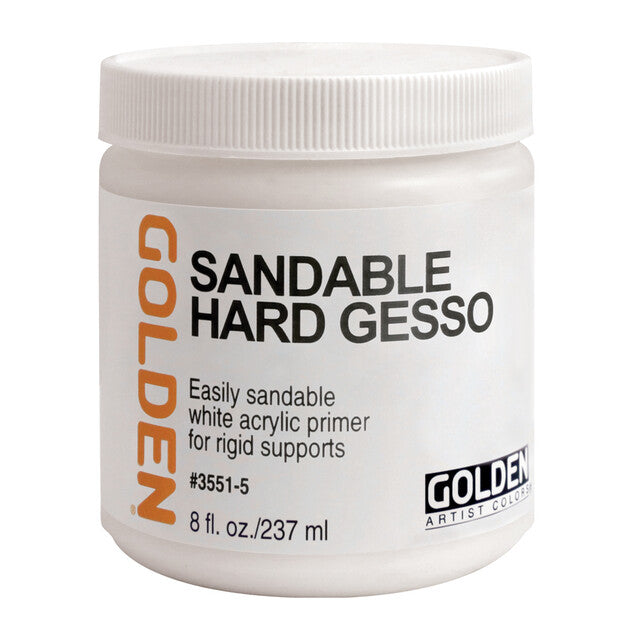 GOLDEN Sandable Hard Gesso bílý akrylový brousitelný šeps