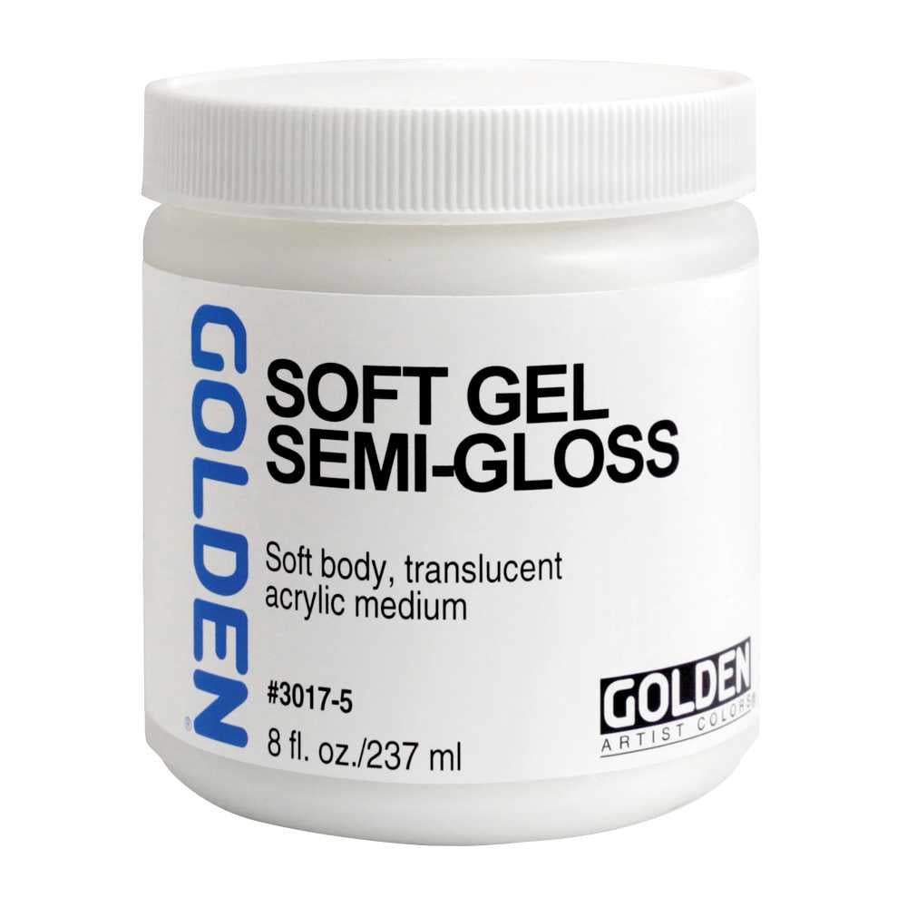 GOLDEN Soft Gel Semi-Gloss akrylový gel pololesklý