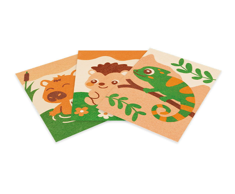 JOVI Play&Fun mini kreativní sada na malování pískem – 9 dílů