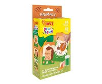 JOVI Play&Fun mini kreativní sada na malování pískem – 9 dílů – Zvířata