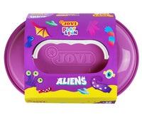 JOVI Play&Fun přírodní plastelína v kufříku Aliens - 50 ks