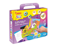 JOVI Play&Fun sada na malování pískem Monsters 12 ks