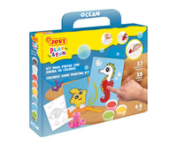 JOVI Play&Fun sada na malování pískem Ocean 12 ks