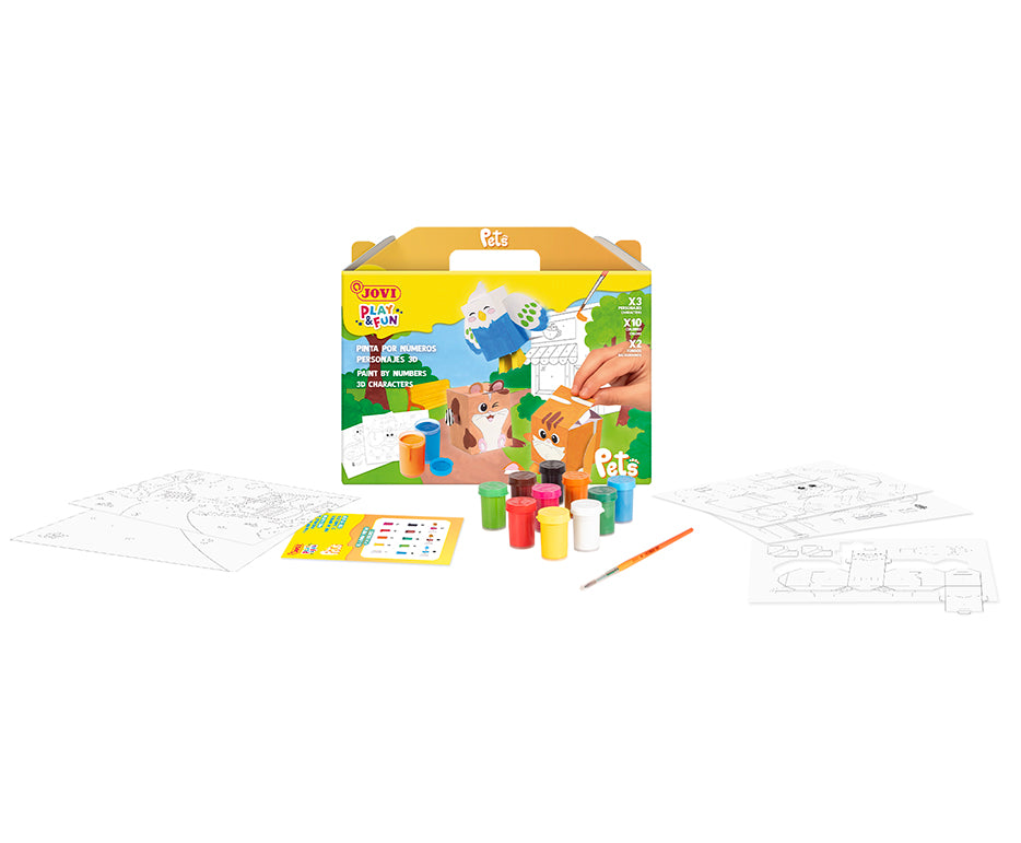 JOVI Play & Fun sada na malování kvašovou temperou 17 ks
