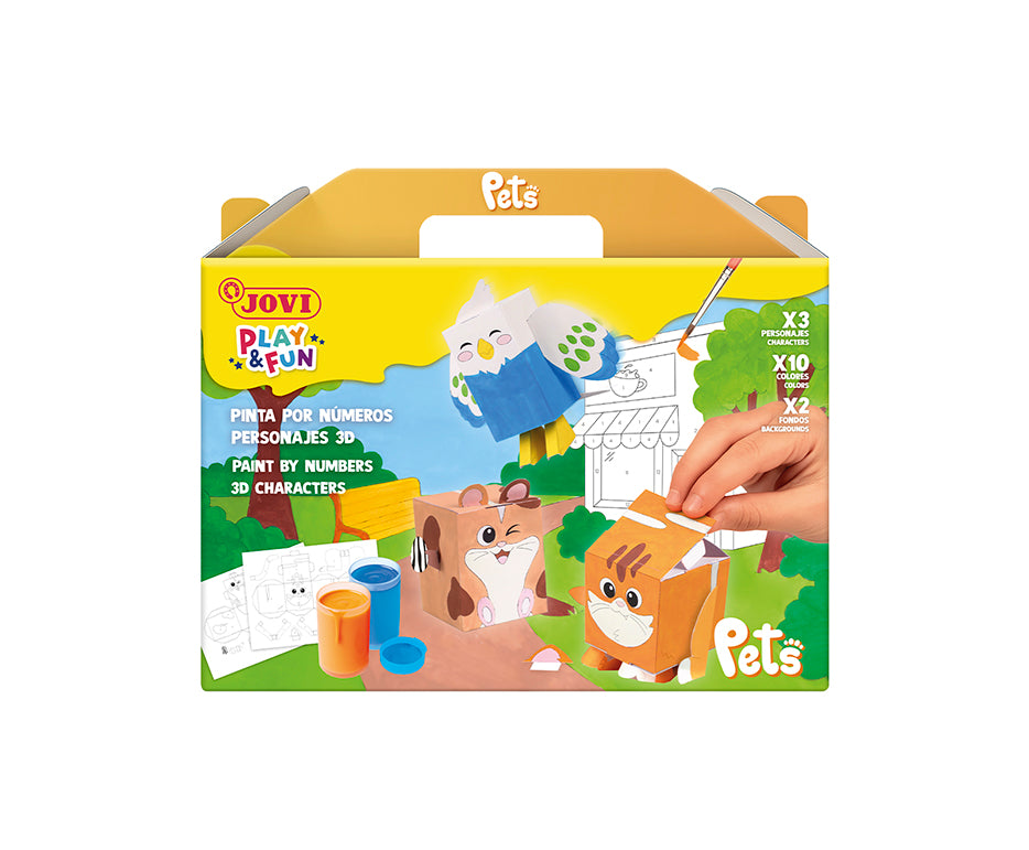 JOVI Play & Fun sada na malování kvašovou temperou 17 ks