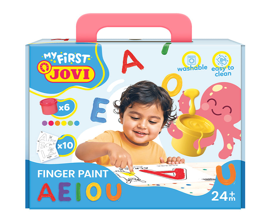 Jovi sada prstových barev My First první samohlásky 11 ks
