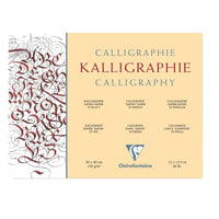 Kaligrafický blok CLAIREFONTAINE Ivory 130 g 25 listů – 24 x 30 cm