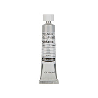 Kaligrafický kvaš Schmincke Calligraphy Gouache 20 ml – 869 stříbrná