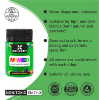 MAMBO Akrylová barva na textil a kůži 50 ml