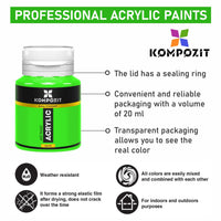 Akrylová barva STANDART Kompozit Fluorescent 20 ml