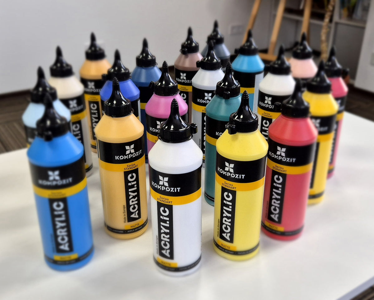 Akrylová barva Kompozit STANDART Fluorescent 500 ml