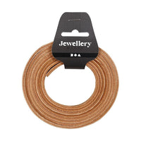 Kožený řemínek 3 mm x 2 m - Různé barvy – Přírodní