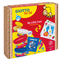 Kreativní sada GIOTTO be-bè My Little Feet na otisky rukou a nožiček – 5 ks