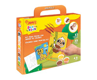 Kreativní sada na malování pískem JOVI Play&Fun Zvířata – 12dílná