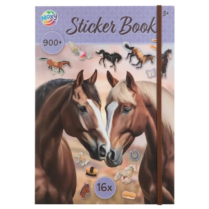 Kniha samolepiek koní A4 - 900+ samolepiek koní