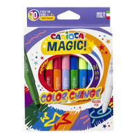 Magické fixy měnící barvu Carioca, 10 ks, mix barev