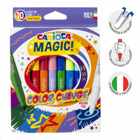 Magické fixy měnící barvu Carioca, 10 ks, mix barev
