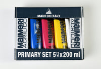 Maimeri Acrilico sada akrylových barev Primary 200 ml