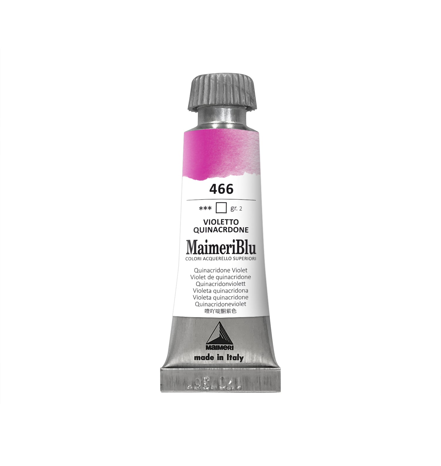 Profesionální akvarelová barva MAIMERI Maimeri Blu 12 ml – Chinridonová fialová