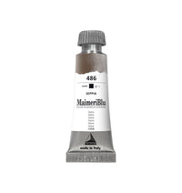 Profesionální akvarelová barva MAIMERI Maimeri Blu 12 ml – Sepie