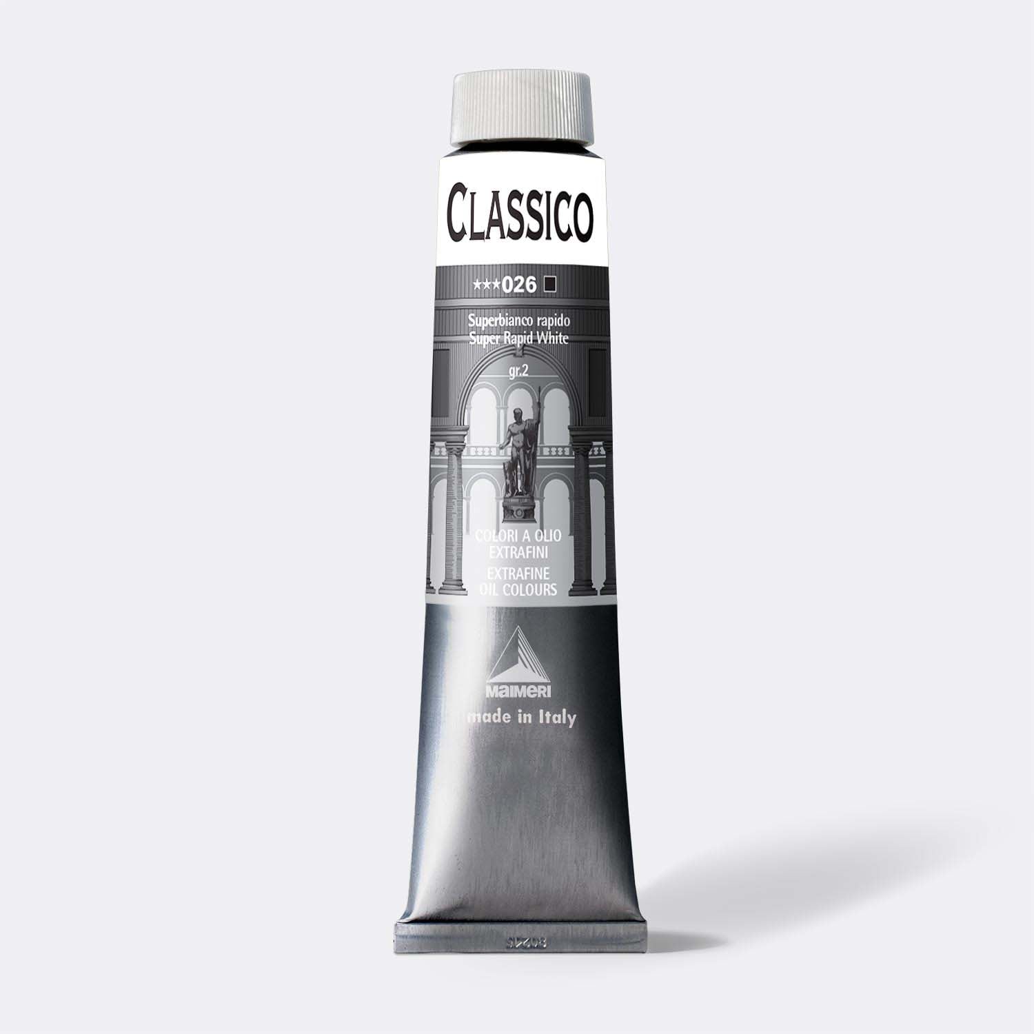 Jemná olejová barva Maimeri Classico 200 ml – Super rychlá bílá