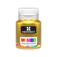 MAMBO metalická barva na textil a kůži 20 ml – 54 Zlatá