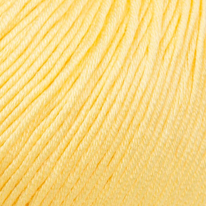 Mercerizovaná bavlna La Mia 50 g – žltá