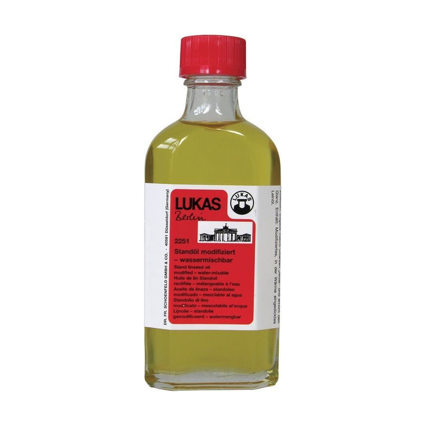 Modifikovaný stand olej LUKAS Berlin pro olejové barvy 125 ml