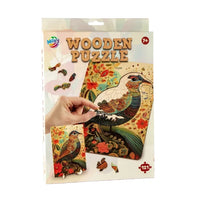 MOXY Drevené puzzle Vták 130ks - umelecké
