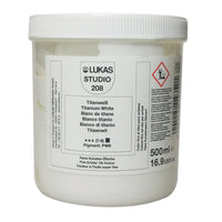 Olejová barva LUKAS Studio - 500 ml Titanová bílá