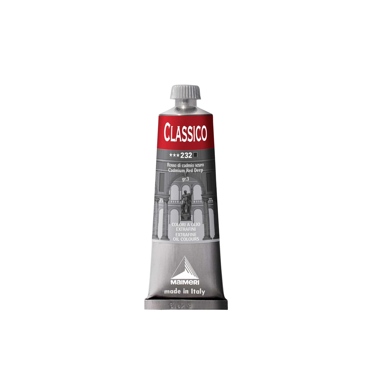 Olejová barva MAIMERI Classico - 60 ml | vyberte si odstín – Kadmiová červená tmavá