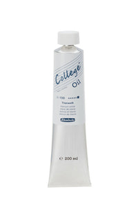 Olejová barva Schmincke College Oil 200 ml – 100 Titanová bílá
