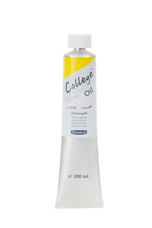 Olejová barva Schmincke College Oil 200 ml – 210 Citronová žlutá