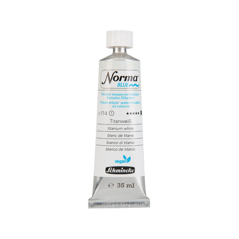 Olejové barvy Schmincke Norma Blue 35 ml – 114 Titanová bílá