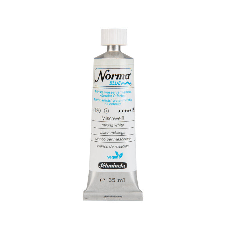 Olejové barvy Schmincke Norma Blue 35 ml – 120 Míchací bílá