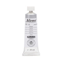 Olejové barvy Schmincke Norma Professional 35 ml – 800 Stříbrná