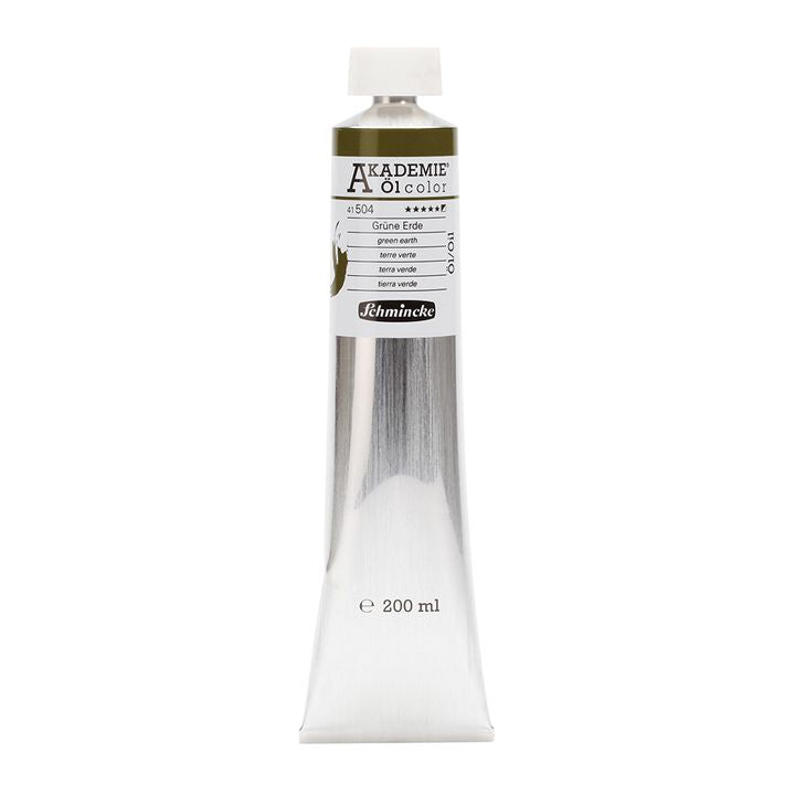 Olejové barvy Schmincke AKADEMIE 200 ml – 504 zelená earth