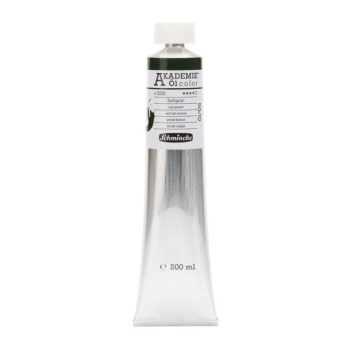 Olejové barvy Schmincke AKADEMIE 200 ml – 506 sap zelená